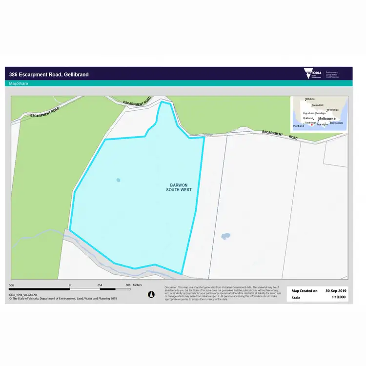 Floorplan of Homely rural property listing, 385 Escarpment Road, Gellibrand VIC 3239