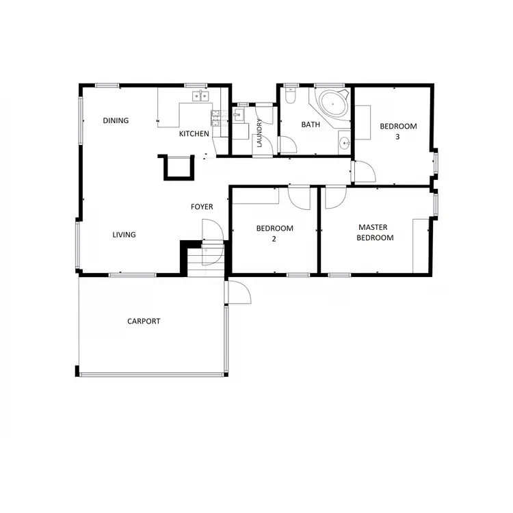 Floorplan of Homely house listing, 29 Anderson Street, Wodonga VIC 3690
