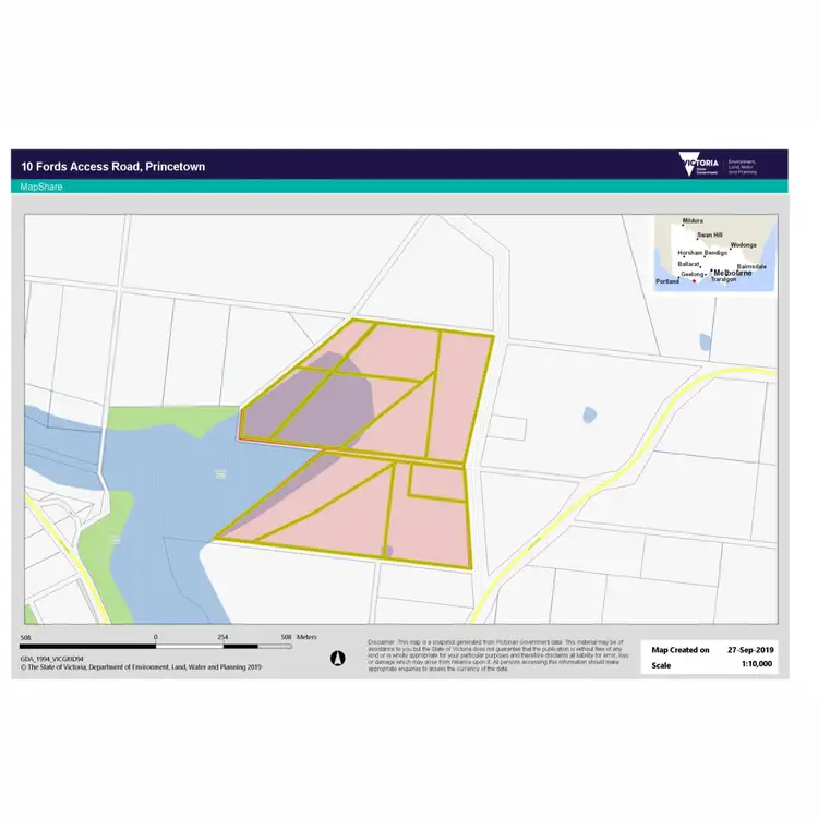 Floorplan of Homely rural property listing, 10 Fords Access Road, Princetown VIC 3269