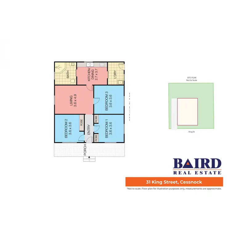 Floorplan of Homely house listing, 31 King Street, Cessnock NSW 2325