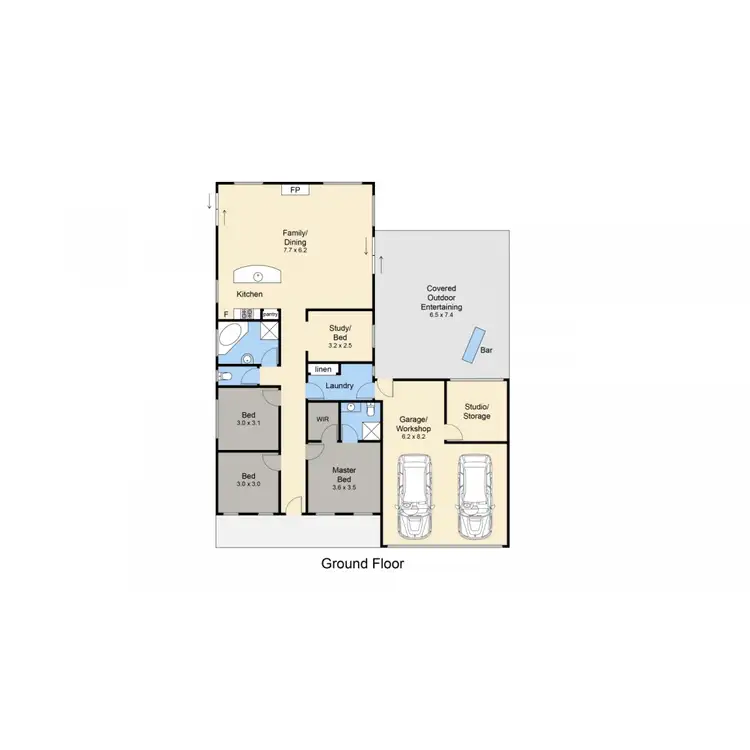 Floorplan of Homely house listing, 30 Seaview Avenue, Safety Beach VIC 3936