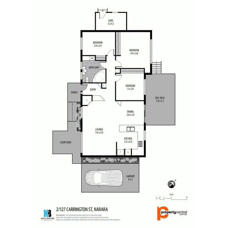 Floorplan of Homely house listing, 2/127 Carrington Street, Narara NSW 2250