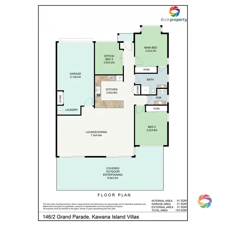 Floorplan of Homely unit listing, 146/2 Grand Parade, Parrearra QLD 4575