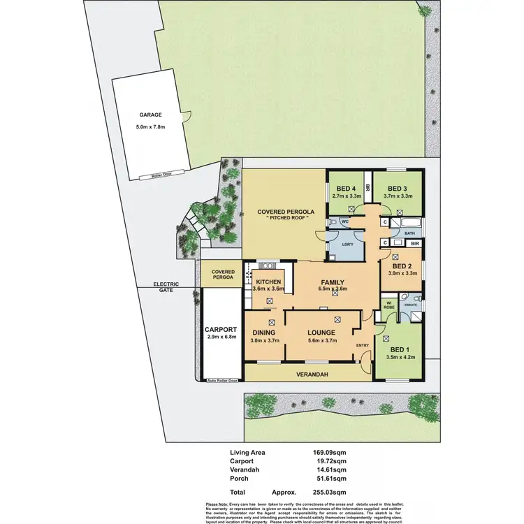 Floorplan of Homely house listing, 7 Timcris Court, Wynn Vale SA 5127