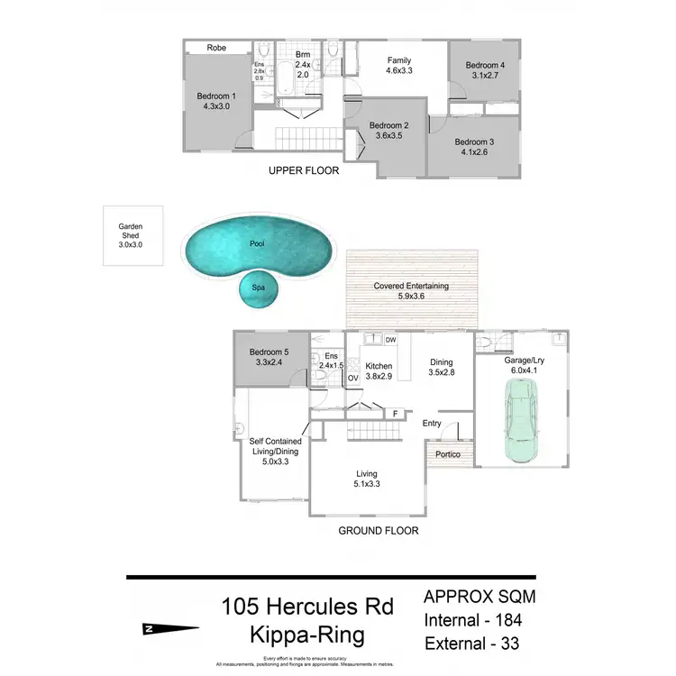 Floorplan of Homely house listing, 105 Hercules Road, Kippa-ring QLD 4021