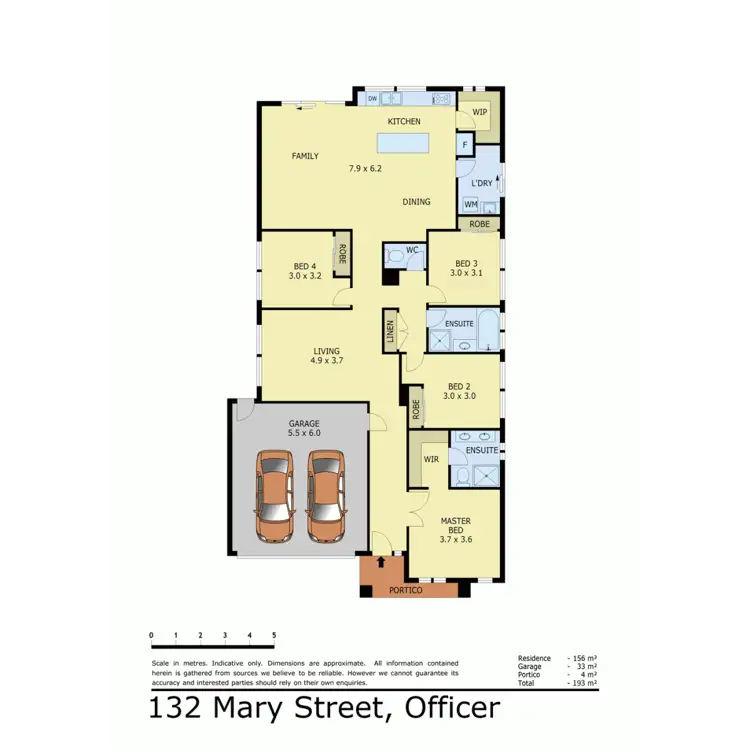 Floorplan of Homely house listing, 132 Mary Street, Officer VIC 3809
