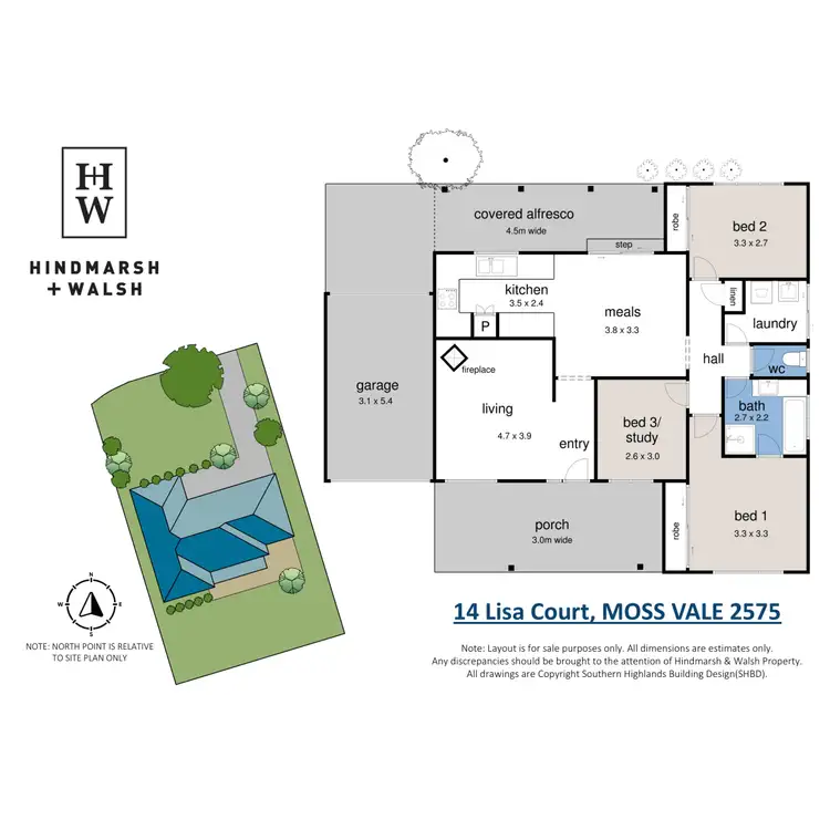 Floorplan of Homely house listing, 14 Lisa Court, Moss Vale NSW 2577
