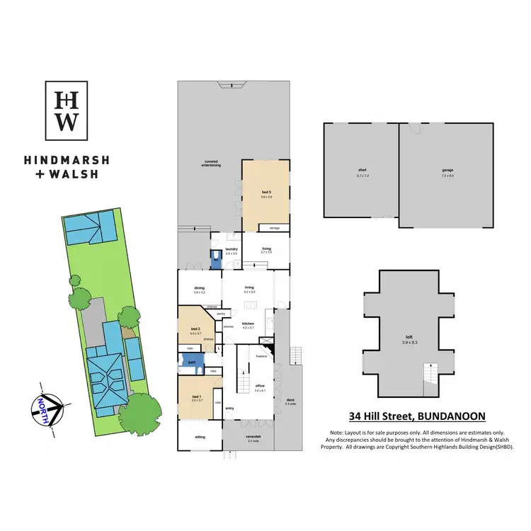 Floorplan of Homely house listing, 34 Hill Street, Bundanoon NSW 2578
