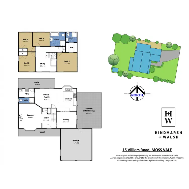 Floorplan of Homely house listing, 15 Villiers, Moss Vale NSW 2577