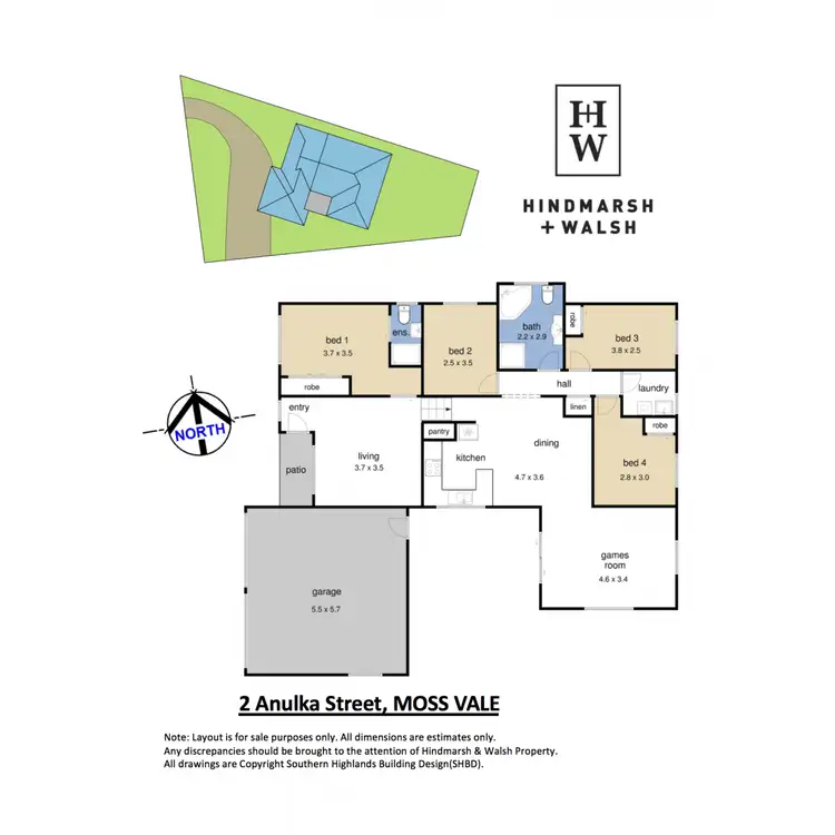 Floorplan of Homely house listing, 2 Anulka Street, Moss Vale NSW 2577
