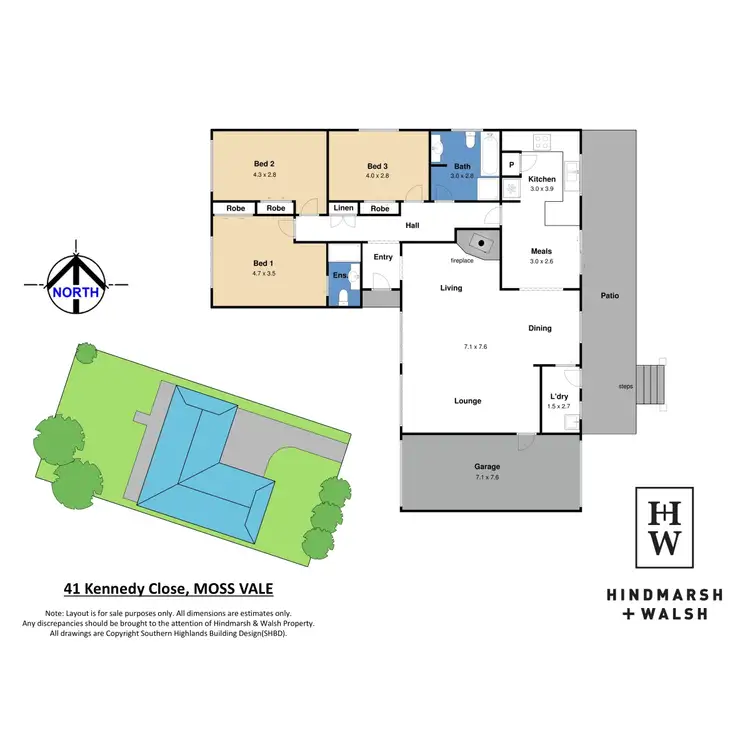 Floorplan of Homely house listing, 41 Kennedy Close, Moss Vale NSW 2577