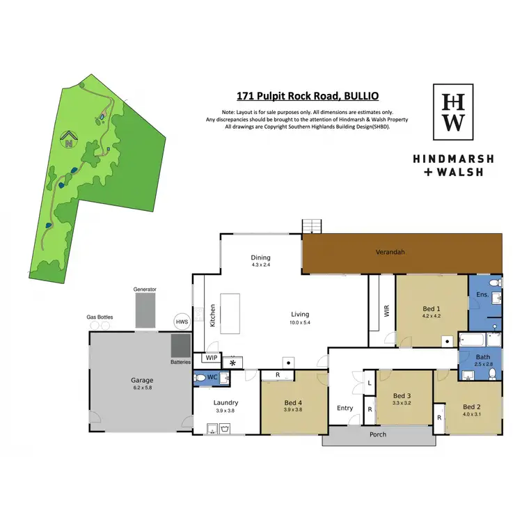 Floorplan of Homely rural property listing, 171 Pulpit Rock Road, Bullio NSW 2575
