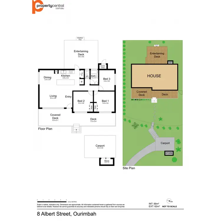 Floorplan of Homely house listing, 8 Albert Street, Ourimbah NSW 2258