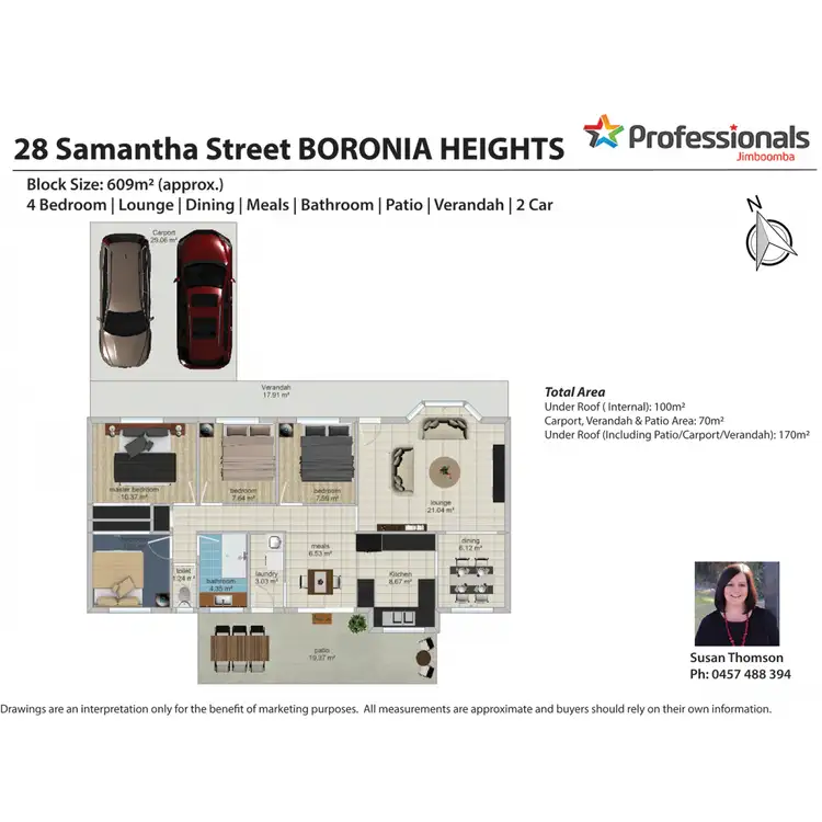 Floorplan of Homely house listing, 28 Samantha Street, Boronia Heights QLD 4124