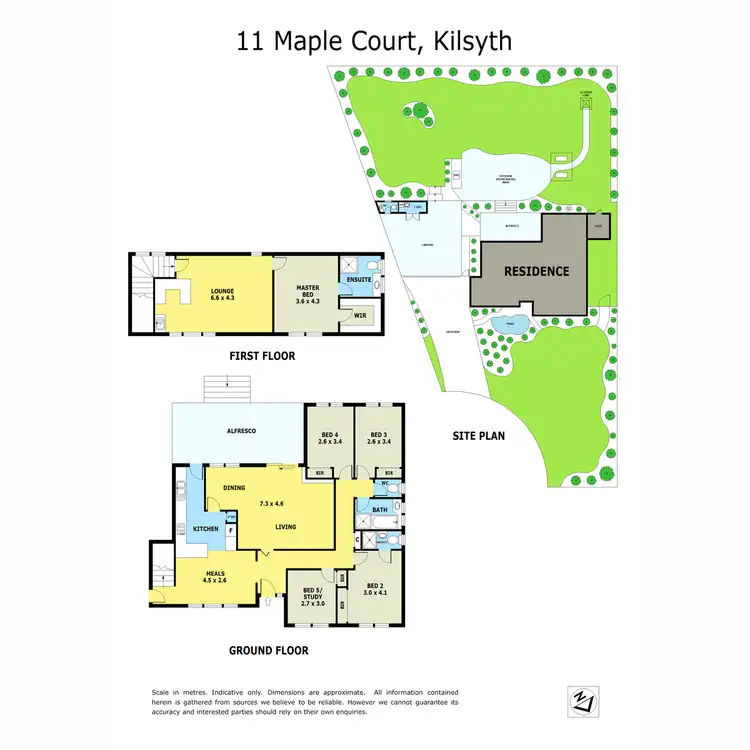 Floorplan of Homely house listing, 11 Maple Court, Kilsyth VIC 3137