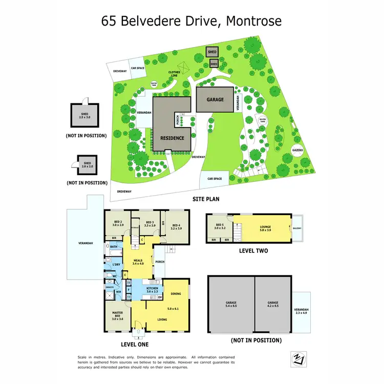 Floorplan of Homely house listing, 65 Belvedere Drive, Montrose VIC 3765