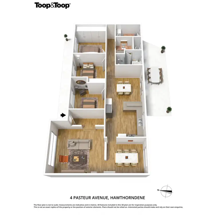 Floorplan of Homely house listing, 4 Pasteur Avenue, Hawthorndene SA 5051