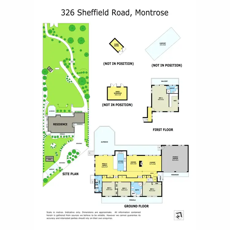 Floorplan of Homely house listing, 326 Sheffield Road, Montrose VIC 3765