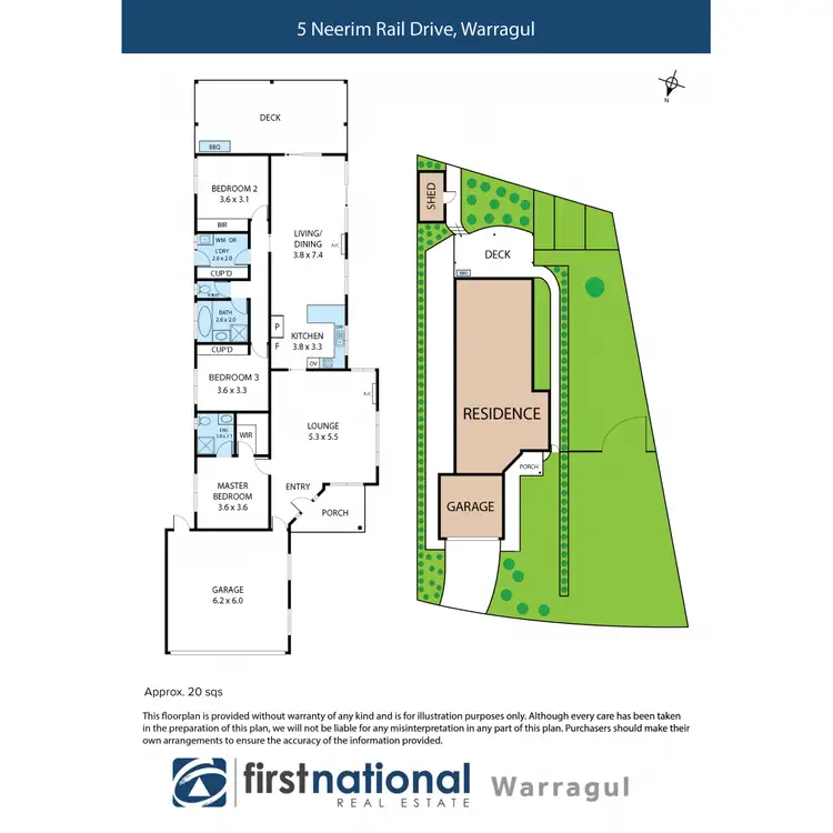 Floorplan of Homely house listing, 5 Neerim Rail Drive, Warragul VIC 3820