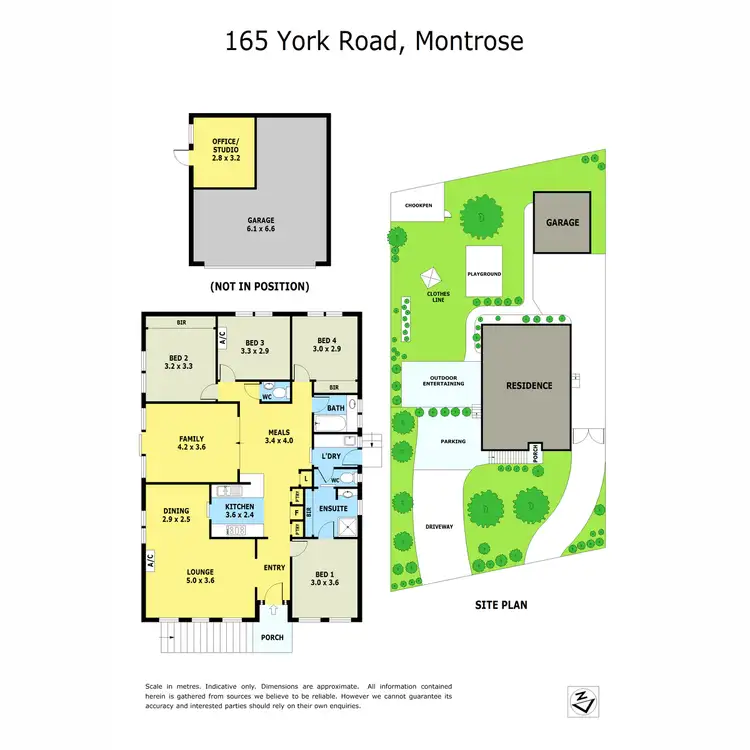 Floorplan of Homely house listing, 165 York Road, Montrose VIC 3765