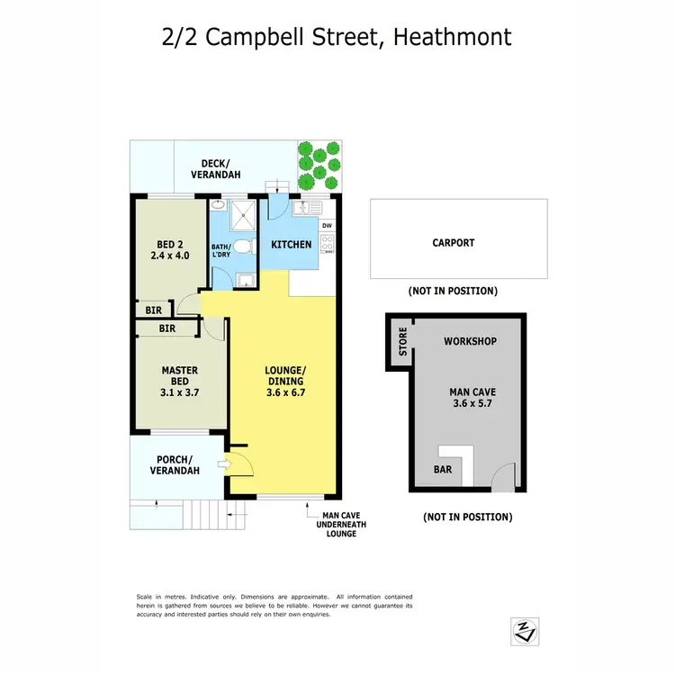 Floorplan of Homely unit listing, 2/2 Campbell Street, Heathmont VIC 3135