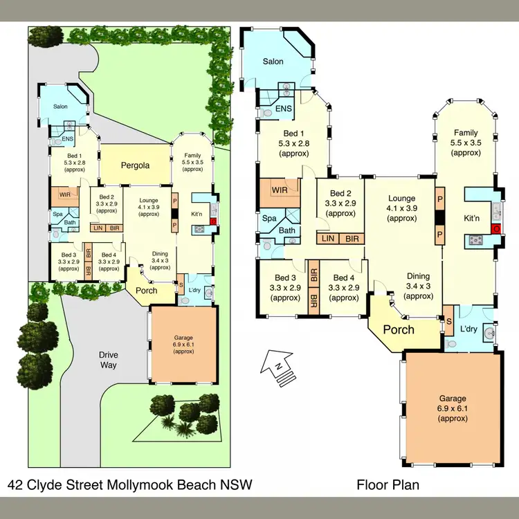 Floorplan of Homely house listing, 42 Clyde Street, Mollymook Beach NSW 2539