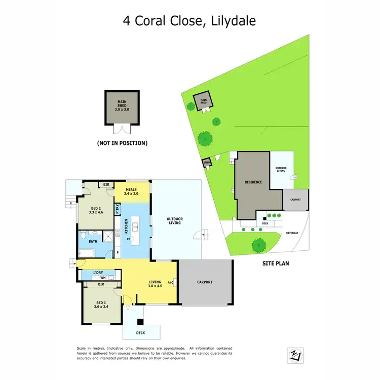 Floorplan of Homely house listing, 4 Coral Close, Lilydale VIC 3140