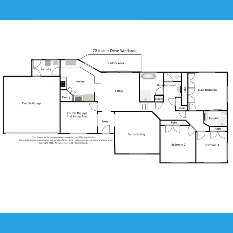 Floorplan of Homely house listing, 72 Kaiser Drive, Windaroo QLD 4207