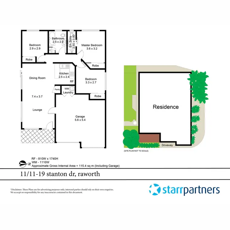 Floorplan of Homely unit listing, 11/11-19 Stanton Drive, Raworth NSW 2321