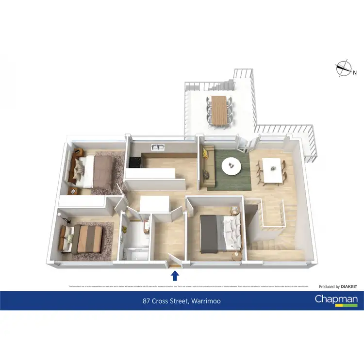 Floorplan of Homely house listing, 87 Cross Street, Warrimoo NSW 2774
