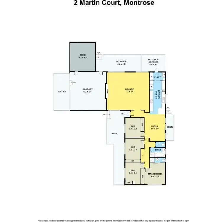 Floorplan of Homely house listing, 2 Martin Court, Montrose VIC 3765