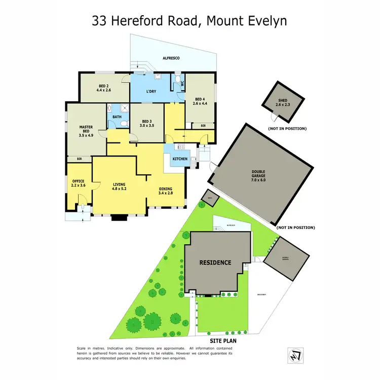 Floorplan of Homely house listing, 33 Hereford Road, Mount Evelyn VIC 3796