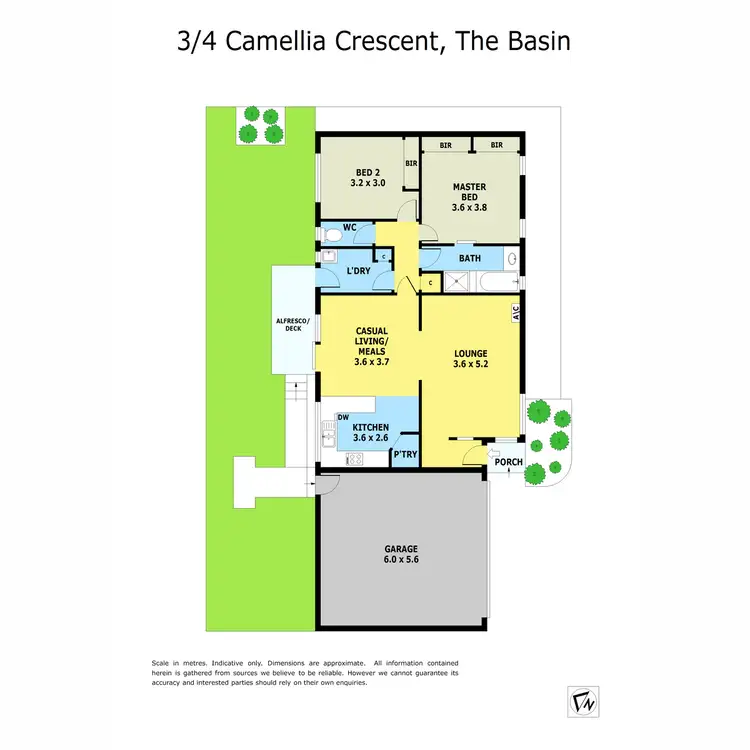 Floorplan of Homely house listing, 3/4 Camelia  Crescent, The Basin VIC 3154