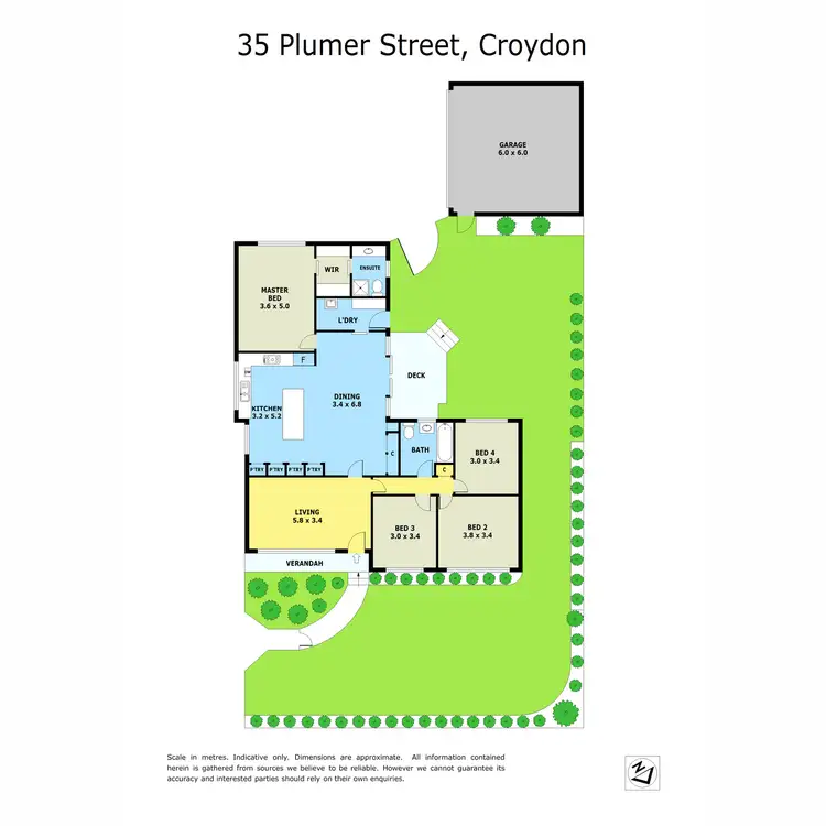 Floorplan of Homely house listing, 35 Plumer Street, Croydon VIC 3136