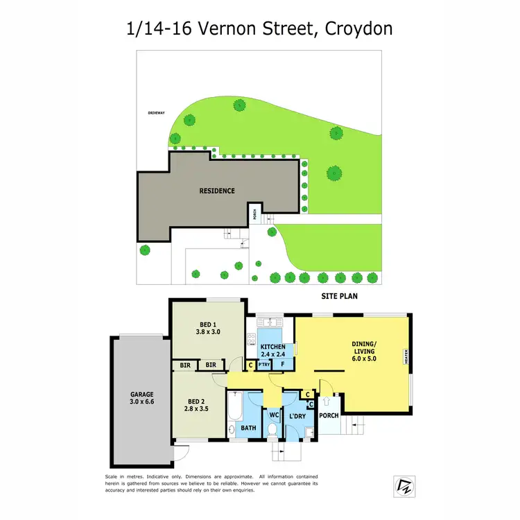 Floorplan of Homely unit listing, 1/14-16 Vernon Street, Croydon VIC 3136