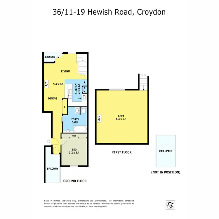Floorplan of Homely unit listing, 36/13-15 Hewish Road, Croydon VIC 3136