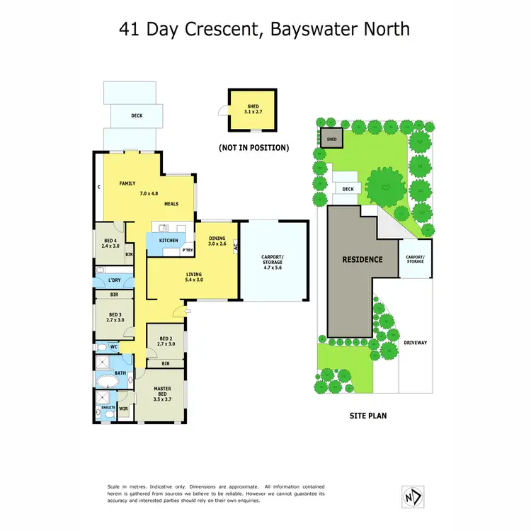 Floorplan of Homely house listing, 41 Day Crescent, Bayswater North VIC 3153