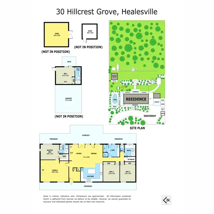 Floorplan of Homely house listing, 30 Hillcrest Grove, Healesville VIC 3777