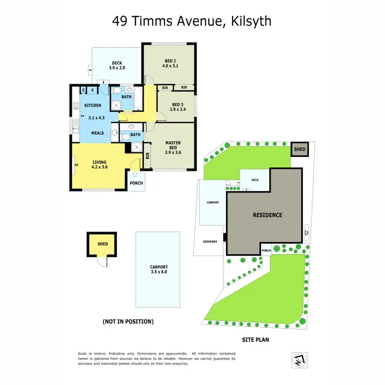 Floorplan of Homely house listing, 49 Timms Avenue, Kilsyth VIC 3137