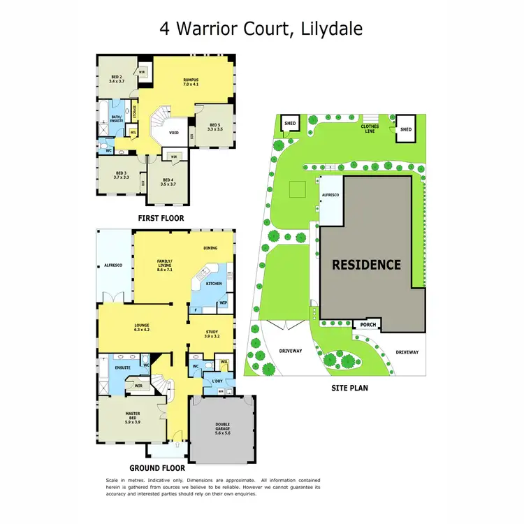 Floorplan of Homely house listing, 4 Warrior Court, Lilydale VIC 3140