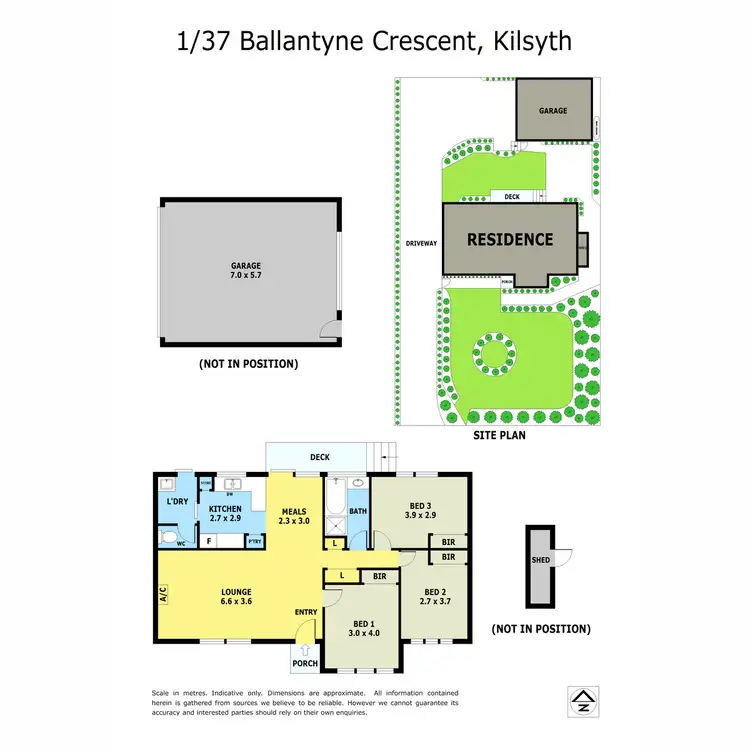Floorplan of Homely house listing, 37 Ballantyne Crescent, Kilsyth VIC 3137