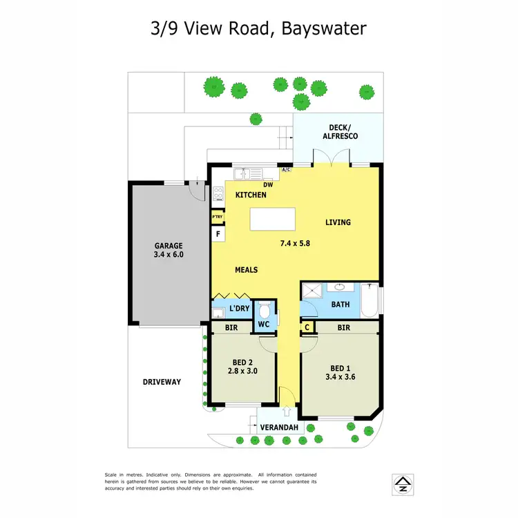 Floorplan of Homely unit listing, 3/9 View Road, Bayswater VIC 3153
