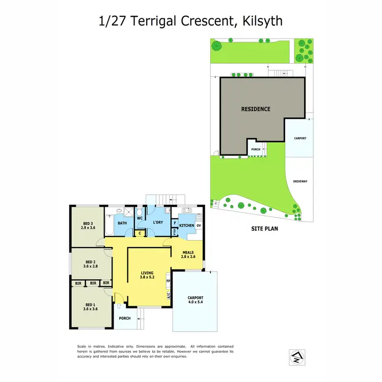 Floorplan of Homely house listing, 1/27 Terrigal Crescent, Kilsyth VIC 3137