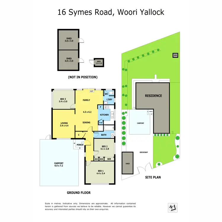 Floorplan of Homely house listing, 16 Symes Road, Woori Yallock VIC 3139