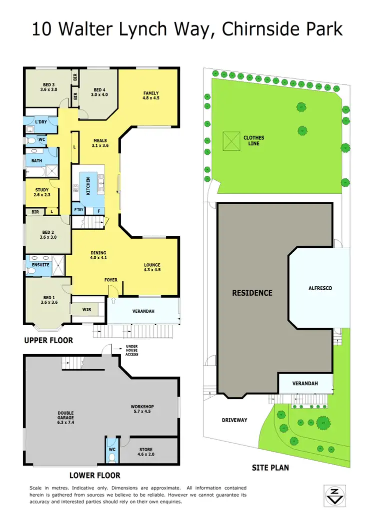 Floorplan of Homely house listing, 10 Walter Lynch Way, Chirnside Park VIC 3116