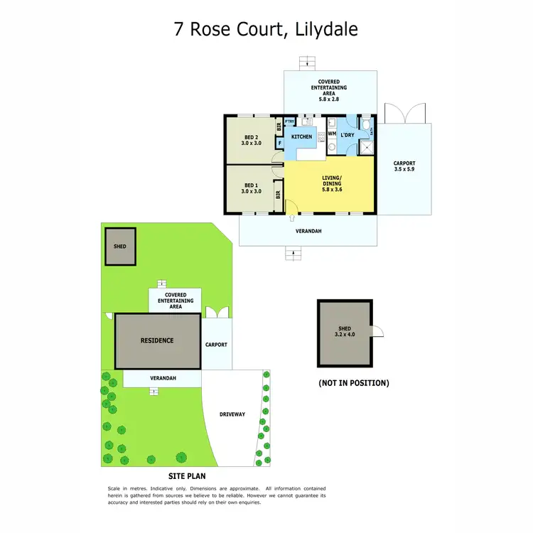 Floorplan of Homely house listing, 7 Rose Court, Lilydale VIC 3140