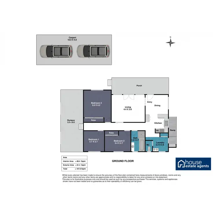 Floorplan of Homely house listing, 266 Geddes Street, Centenary Heights QLD 4350