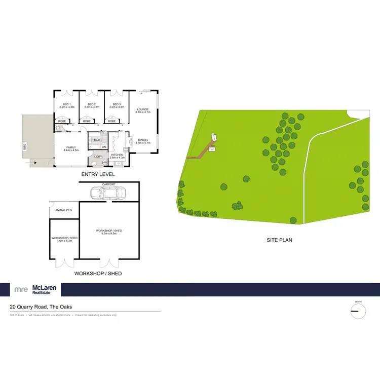 Floorplan of Homely rural property listing, 20 Quarry Road, The Oaks NSW 2570