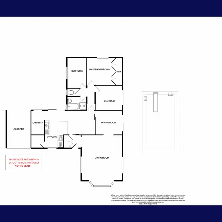 Floorplan of Homely house listing, 9 Ferndale Crs, Ferndale WA 6148