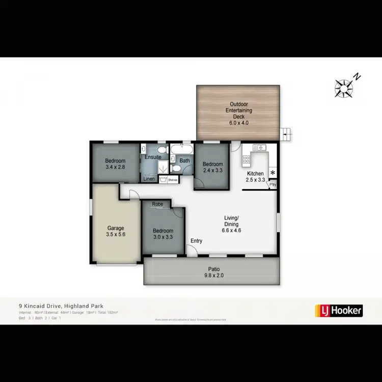 Floorplan of Homely house listing, 9 Kincaid Drive, Highland Park QLD 4211